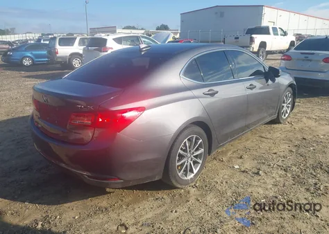 2020 Acura Tlx из США, поврежденный, VIN 19UUB1F3XLA002504